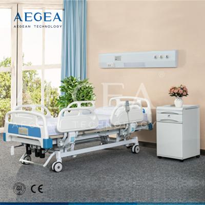 China AG-BY104 Hospital room ward furniture with electric and manual crank adjustable bed for sale for sale