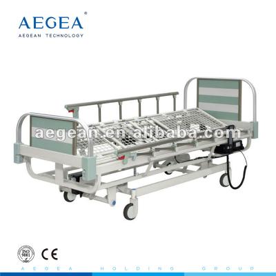 China AG-BY006 popularity priced al-alloy headboard 5-function electric motorized patient bed for sale