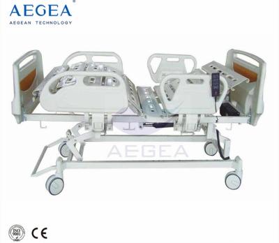 China AG-BM004 Electric hospital patient intensive care motorized movements semi fowler beds for sale