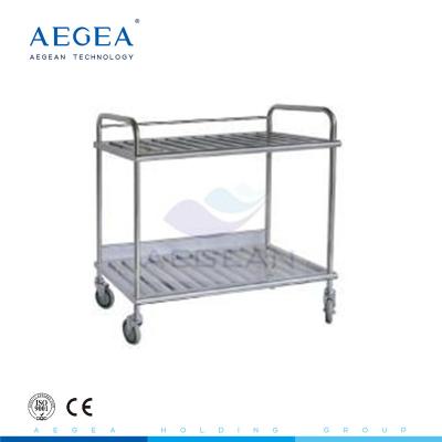 China AG-SS036 Operating room stainless steel instrument surgical trolley for sale