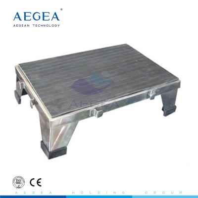 China AG-FS001 standard medical attendant stainless steel folding step stool for sale