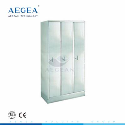 China AG-SS002 3 doors hospital operating room cloth storage medical cupboard for sale