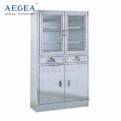 Chine Armoire de pharmacie d'hôpital de médecine de l'acier inoxydable AG-SS004 à vendre