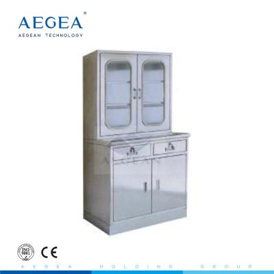 China AG-SS039 304 stainless steel hospital cabinet medicine SS instrument locker for sale