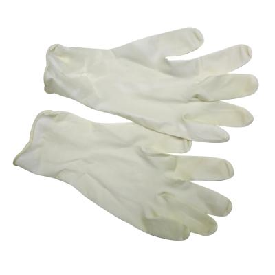 China Hot Selling Natural Disposable Medical Rubber Latex Examination Gloves for sale