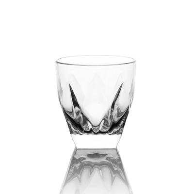 China High End Stocked Glass Mug Exquisite Whiskey Mug for sale