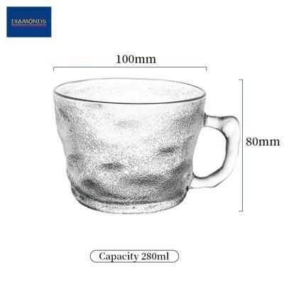 China CLASSIC high quality drinking glass mugs tableware customized for restaurant home hotel using glassware milk swell action for sale