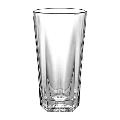 China Brittle High Quality Cheap Price Customizable Irregular Design Glass Cups 285Ml Soda Lime Glass Cup for sale