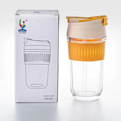 China Modern Factory Wholesale Water Drinking Glass Cup For Water Hotel Supplier Cut Out Juice Cup Drinking Glass for sale