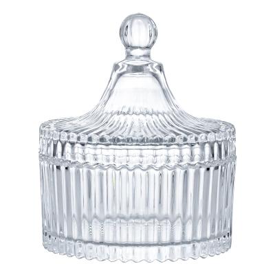 China Stocked Glass Candy Jars For Home Using Restaurant Dinnerware Dish With High Quality for sale