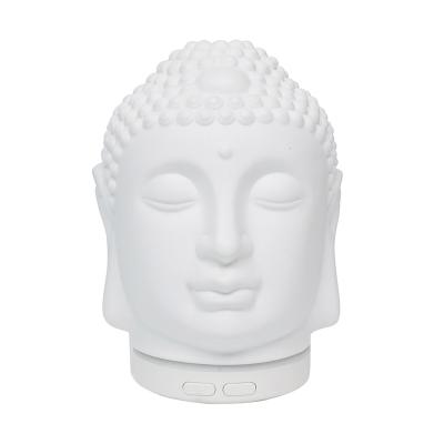 China New Hotel Decoration Buddha Aroma Air Humidifier Home Ultrasonic Essential Oil Diffuser Ceramic Humidifier for sale