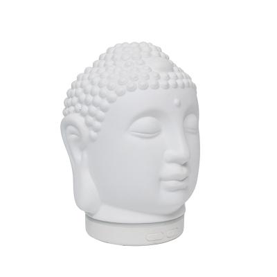 China 2022 Hotel New Arrival Electric Ultrasonic Ceramic Buddha Aroma Essential Oil Diffuser for sale