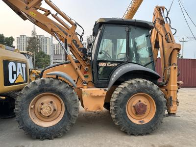 China CASE 695SR Used Backhoe Loader Rugged Construction 4 Wheel Backhoe Loader for sale