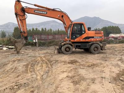 China Original Color Used Doosan DH210W-7 Wheel Excavator In Good Condition/Used Doosan Wheel Excavator For Sale for sale