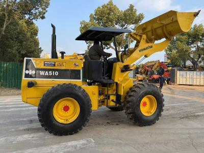 Cina Originale giapponese utilizzato Komatsu WA510 Mini caricatori a ruote funzionano in buone condizioni in vendita