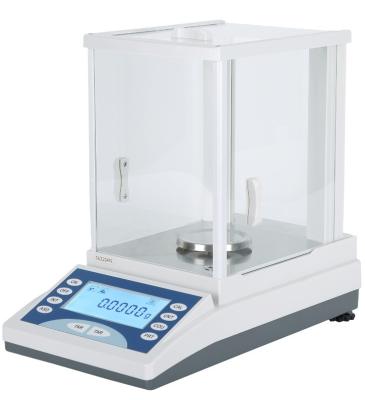 China Stainless Steel+Alumimun LCD Display 0.1mg 0.0001g Electronic Analytical Weighing Balance With Magnetic Sensor For Lab for sale