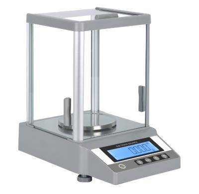 China Stainless Steel+ABS 1mg LCD High Capacity Laboratory Analytical Balance Precision Balance for sale