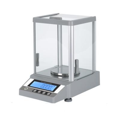 China High Precision Stainless Steel+aluminum Body High Capacity 1mg Digital Sensitive Analytical Balance for sale