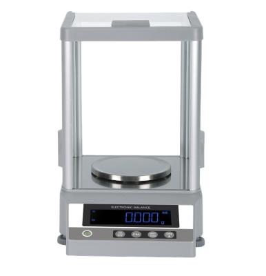 China Stainless Steel+ABS High Precision Balance 1mg Analytical Digital Balance For Lab for sale