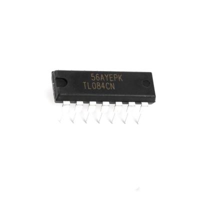 China current original linear IC TL084CN TL084 DIP-14 instrument/four-circuit amplifier. TL084CN for sale