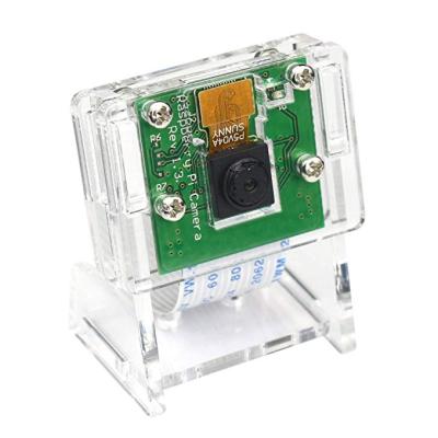 China stock for raspberry pi zero acrylic bracket Mini Camera Holder Transparent Webcam for pi zero camera raspberry pi zero Mini Camera Holder for sale