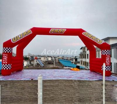 China Sports Free Print Giant Arch For Sport Game With 4 Legs Inflatable Finish Line For Melbourne, Australia for sale