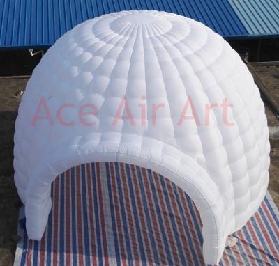 China Air leak and inflate continuously for wonderful white inflatable event or party tent pop up igloo for sale