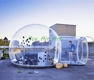 China Inflatable Festival Tent , Camping Tent Waterproof Clear Inflatable Bubble Tent for sale