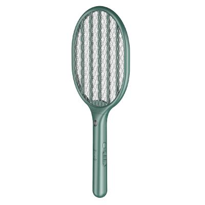 China Sustainable Electric Bug Rocket Mosquito Swatter With LED Lamp Fly Traps Rechargeable for sale