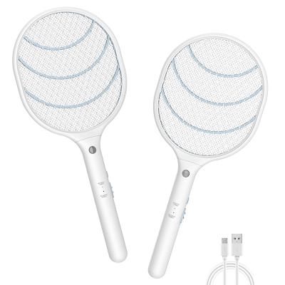 China Viable Electric Mosquito Racket Fly Swatter Mosquito Bat With LED Light for sale