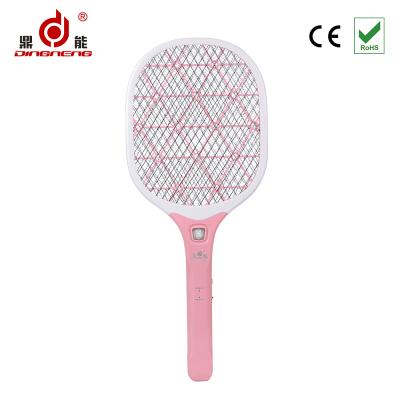 China Eco-Friendly Three Layers Large Electronic Mosquito Swatter Mosquito Bat Eco-Friendly for sale