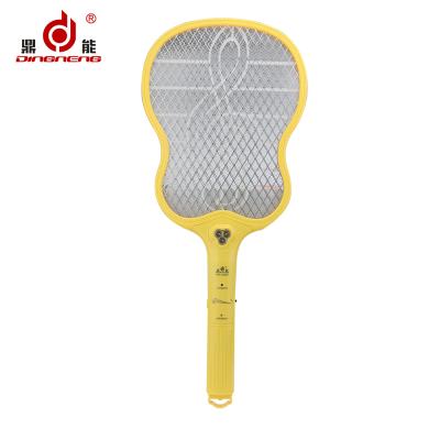 China Sustainable 4V/1200mah lithium battery mosquito swatter, rechargeable mosquito swatter with LED flashlight for sale