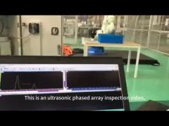 Ultrasonic eddy current phased array detection video