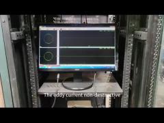 Eddy current detector online automated detection of aluminum wire surface near surface defects video