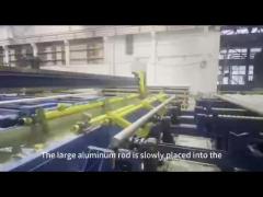 Do you know how to nondestructive inspection of two tons of large aluminum rod? Fully automatic wate