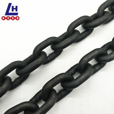 China Black Oxidized Lifting Chain Hoist Ferrigging G80 EN818-2 Chain Hoisting 8mm for sale