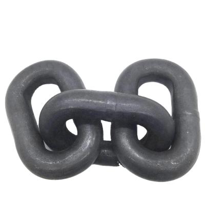 China Load 6mm-32mm Lifting Link Chain 20Mn2 And 25MnV G80 Black Tempered Alloy Steel Chain for sale