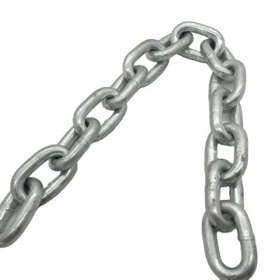 China Chain For Boat 14mm~22mm Alloy Steel Hot Dip Galvanized High Quality G80 (G63) Chain For Boat for sale