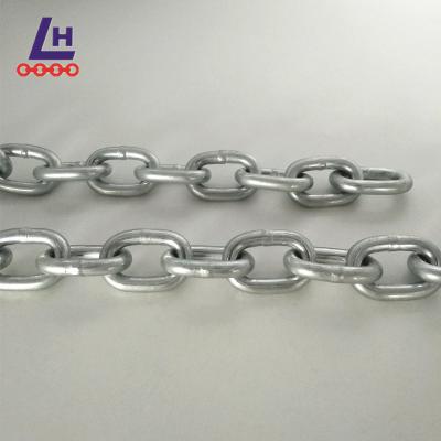 China Galvanized Link Chain NACM Standard 3/8 Iron Proof Coil Chain for sale