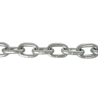 China Galvanized Standard Steel Link Chain 1/4 G30 America NACM90 NACM96 NACM2003 Link Chain for sale