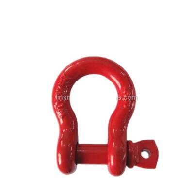 China Drag Chain 60KG-9000KG 3mm-56mm Racing Shakle D Shakle / Bow Shakle / Long D Shakle for sale