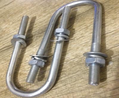 China U type bolt stainless steel U/UJJ (could with nut), galvanized or for sale