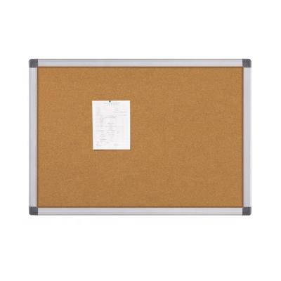 China Aluminum Frame Cork Bulletin Board Wall Mounted Message Board Person Note Notice for sale