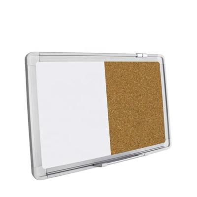 China Magnetic White Cork Combination Board For Home Half Size Can Be Customized for sale