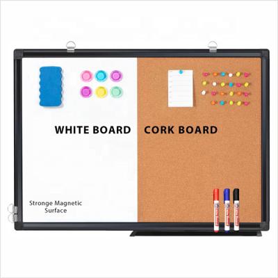 China Combination White Erase Board Dry Cork Bulletin Board Cork Board Size Can Be Customized for sale