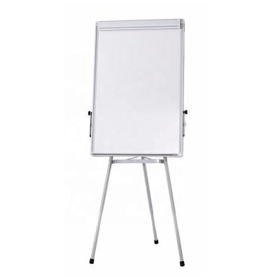 China Movable & Size China Manufacturer Tripod Dry Erase Flip Chart White Board With Adjustable Legs for sale