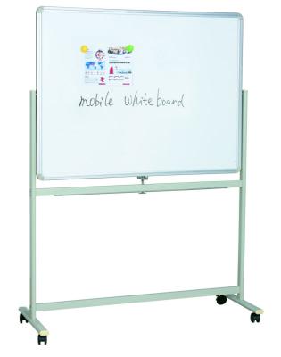 China Steel Movable White Tube Flipchart Board With Stand for sale