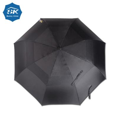 China Large Size 30inch Minimalist Ergonomic Wind Proof Vented Golf Umbrella for sale