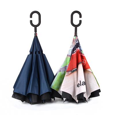 China Good Quality Umbrella Reverse Umbrella Traditional Inverted Cantilever Umbrella for sale