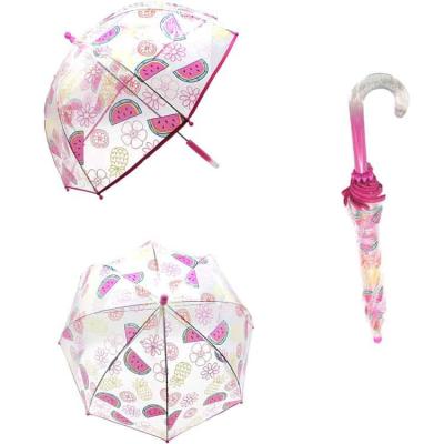 China 2021 19inch Wholesale Minimalist X 8 Panel Cartoon Umbrella Children's Umbrella for sale